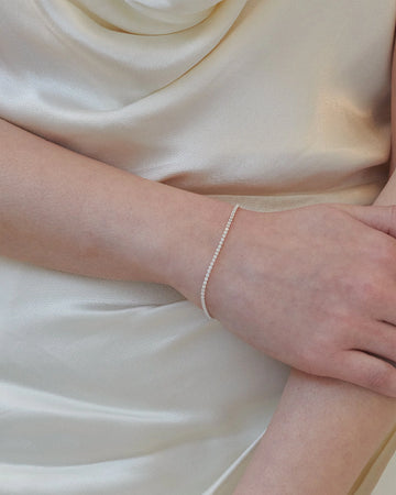 Dainty CZ Tennis Bracelet