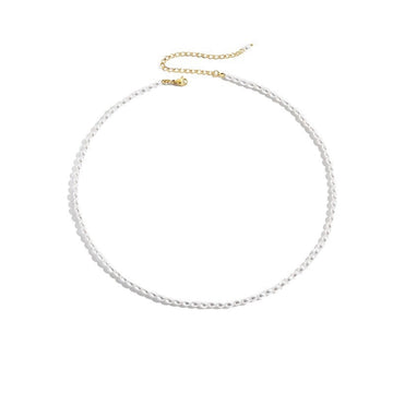 The Audrey Faux Pearl Strand Necklace