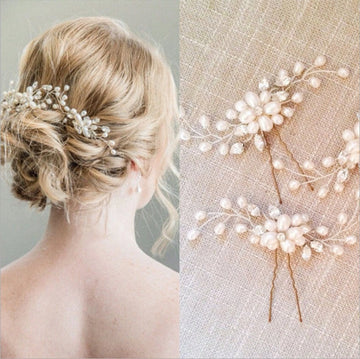 Odette Imitation Pearl Bridal Hair Pins