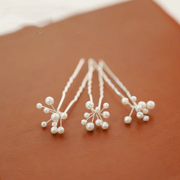 Ivory Pearl Bridal Hair Pins Set