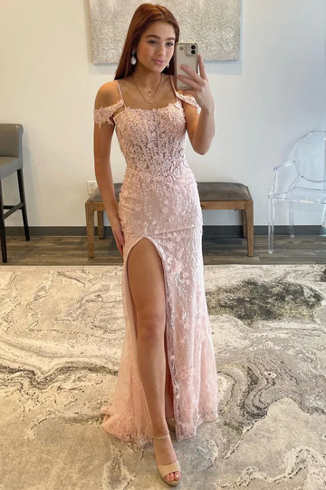 Vestido de Fiesta Largo de Sirena con Lentejuelas de Encaje, Cuello Cuadrado y sin Mangas con Espalda Descubierta