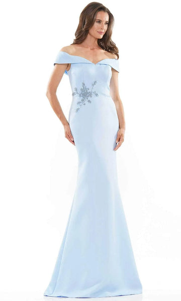 Elegant Mermaid Off-the-Shoulder Satin Maxi Dress Beaded Floor Length Evening Dress