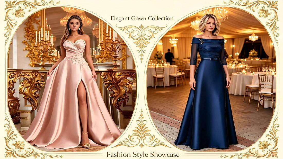 Elevate Every Occasion:  Luxe Satin Evening & Bridesmaid Dresses