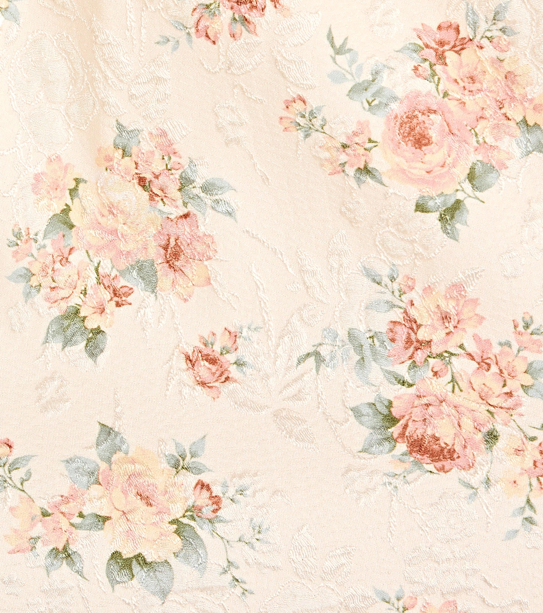 Cream Floral FitFlare Strapless PlainBack Bow Mini Homecoming Dress