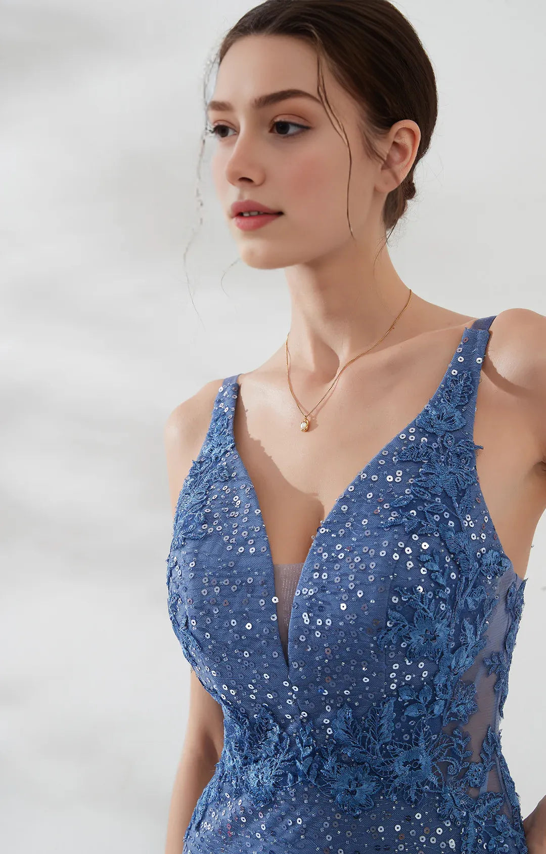 Charming Bodycon VNeck Lace Sequin Mini Corset Homecoming Dress
