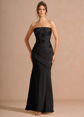 Elegant Sheath Cowl Sleeveless Chiffon Ruched High-slit Slip Evening Dress