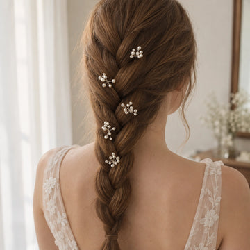 Ivory Pearl Bridal Hair Pins Set