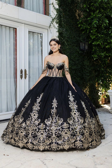 Regal Ball Gown Sweetheart Sleeveless Corset Back Floor-Length Quinceañera Dress