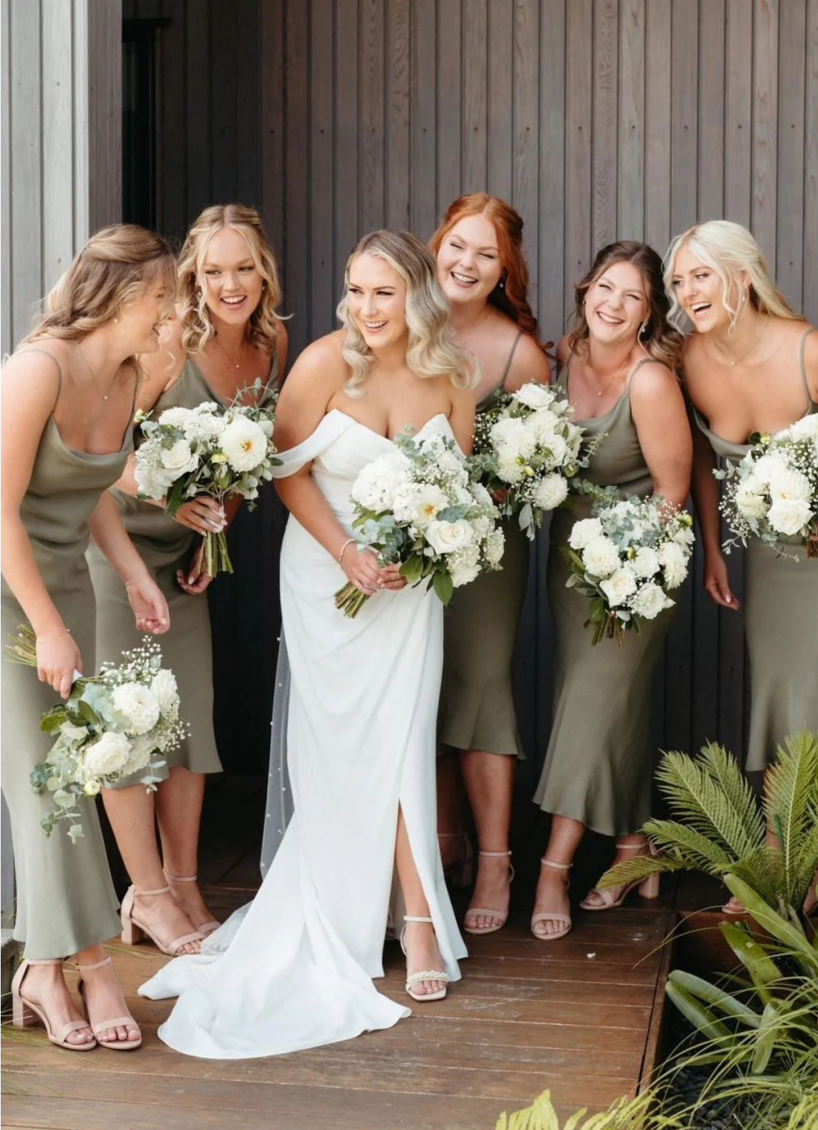 A Line Spaghetti Straps Green Satin Charmeuse Tea Length Bridesmaid Dress Party Wedding Guest Dresses