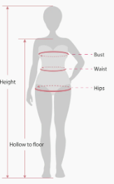 Body measurement diagram