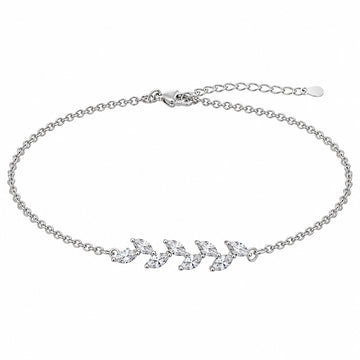Silver Marquise Tennis Bracelet