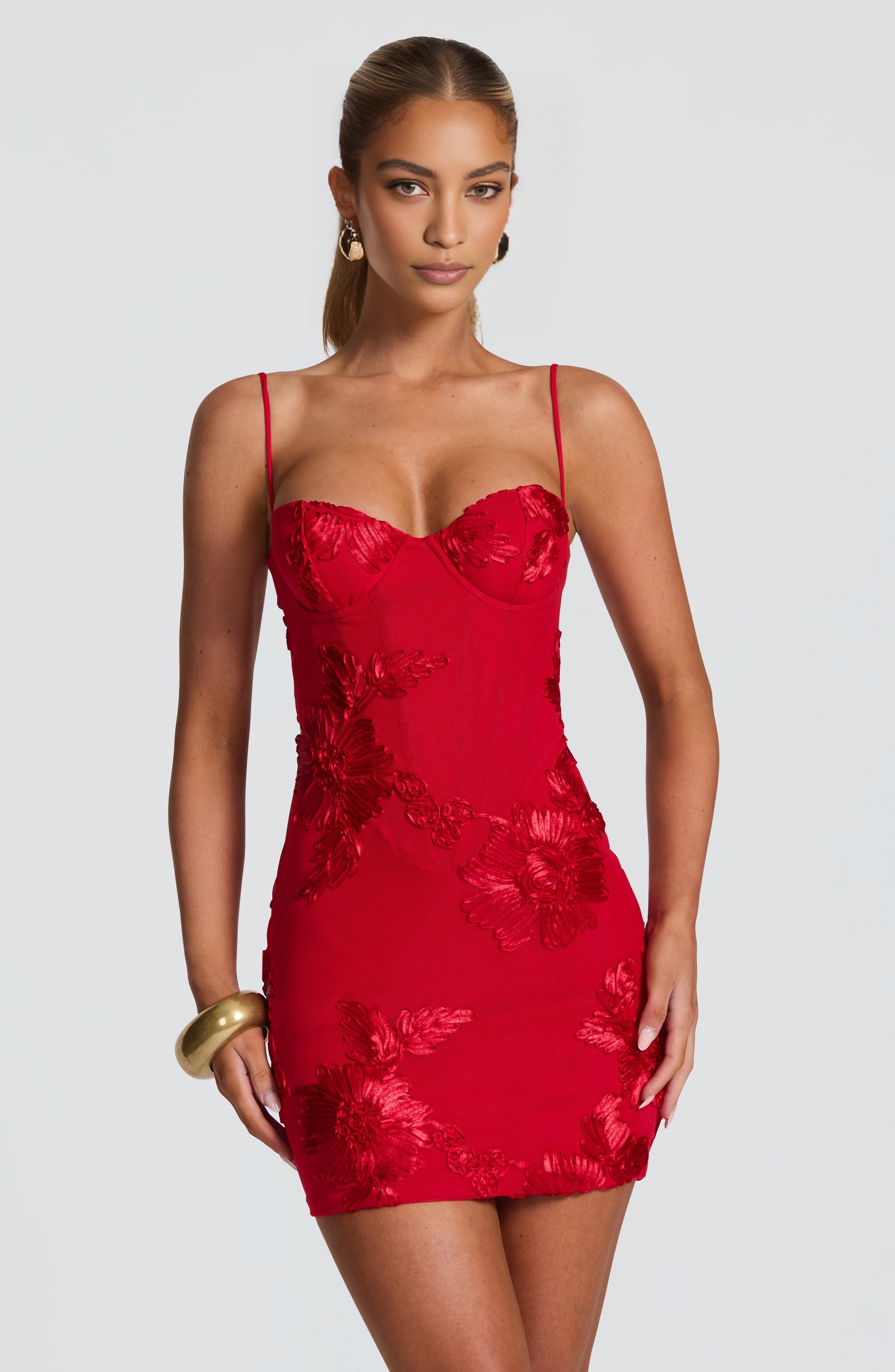 Fitted Bodycon Sweetheart Spaghetti Lace Up Back Mini Homecoming Dress 
