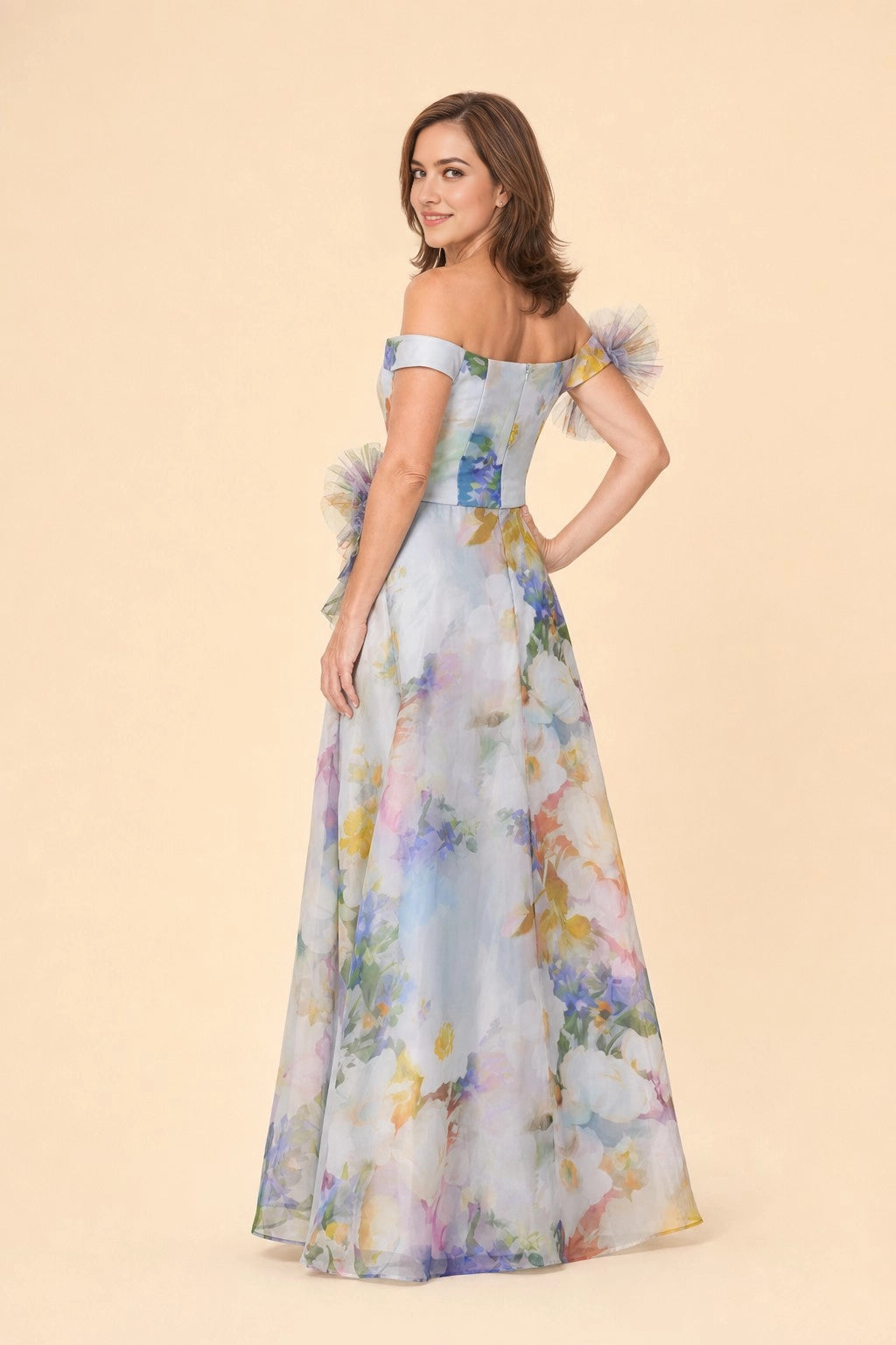 Floral-A-Line-Off-Shoulder-Zipper-Back-Long-Mother-of-the-Bride-Dress