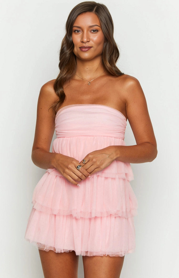 A-Line Strapless Sleeveless Side Zip Mini Homecoming Dress roselledress