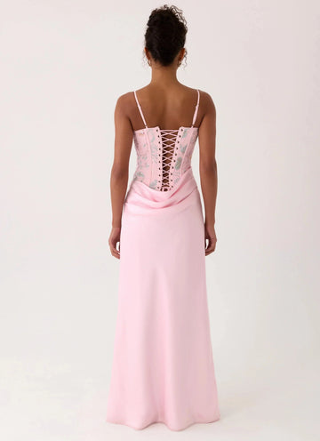 Romantic Satin Sheath Sweetheart Sleeveless Lace Up Back Long Prom Dress