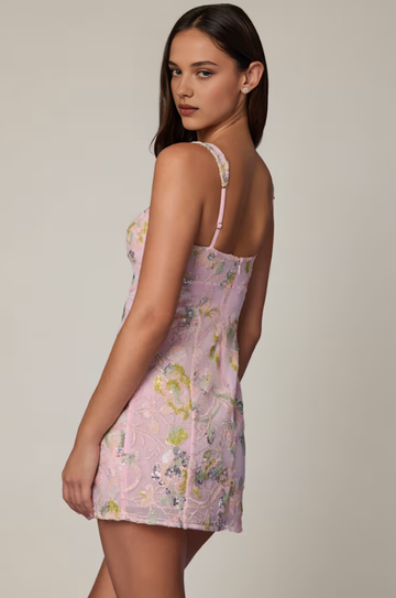 Sheath Sweetheart Sleeveless Mini Open Back Sequin Cocktail Homecoming Dress