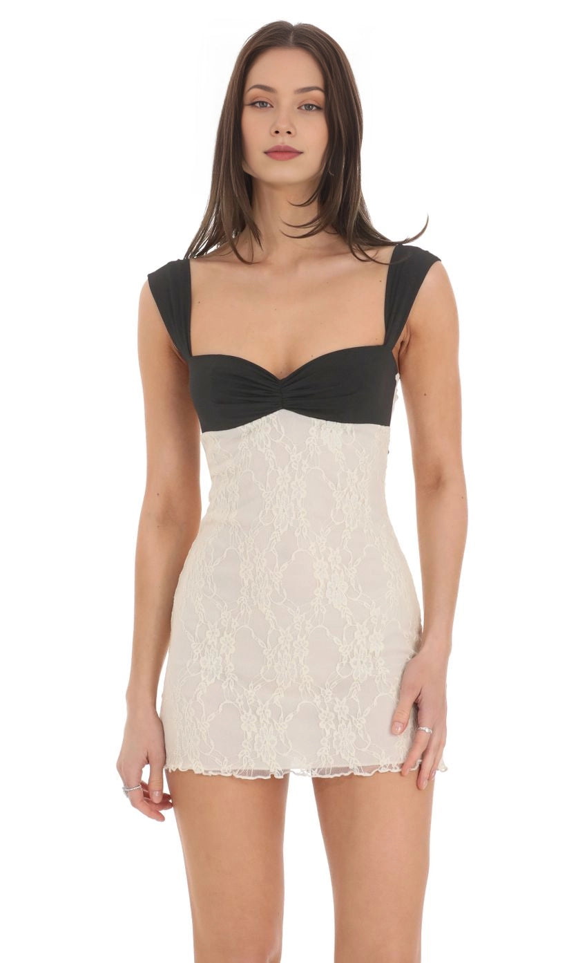 Fitted Slip Sweetheart Tie Back Mini Homecoming Dress