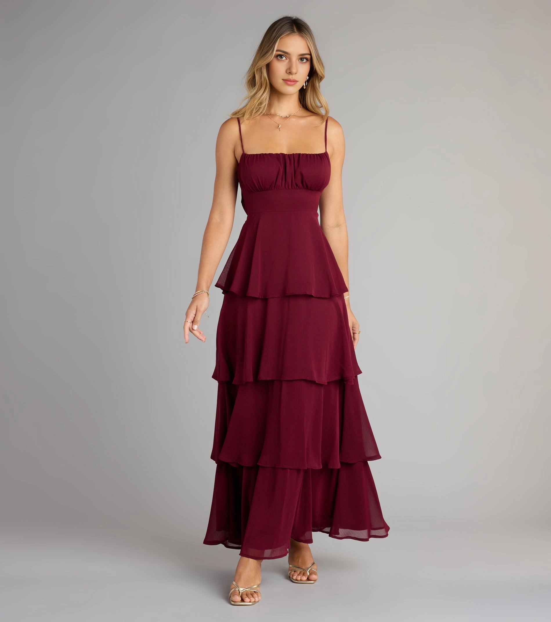 Black A-Line Square Spaghetti Strap Tie Back Long Prom Dress