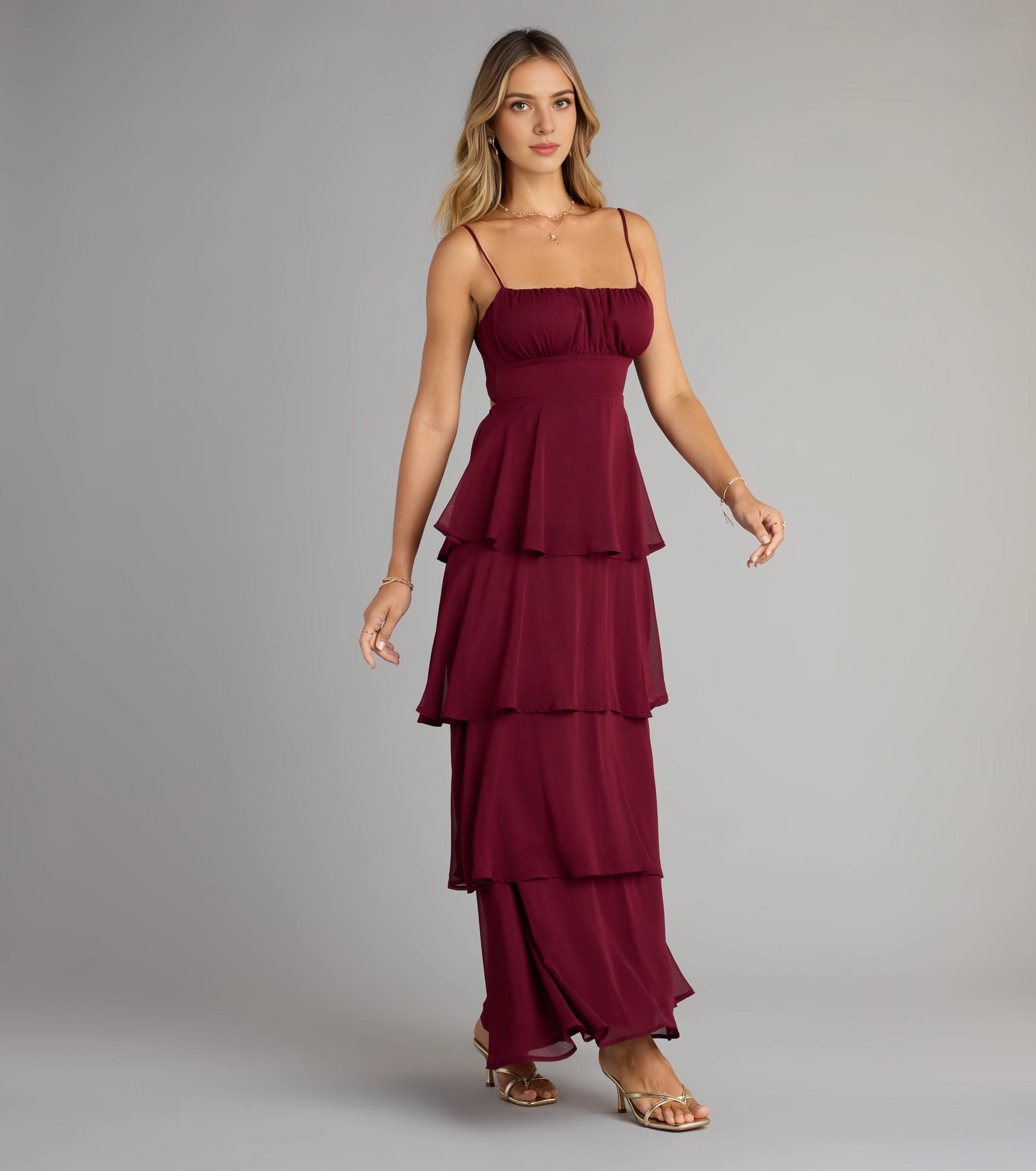 Black A-Line Square Spaghetti Strap Tie Back Long Prom Dress