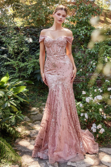 Luxury Sequin Mermaid Evening Gown Off-the-Shoulder with Sheer Mesh Corset and Intricate Sequin Pattern Formal Dress for Wedding Guest