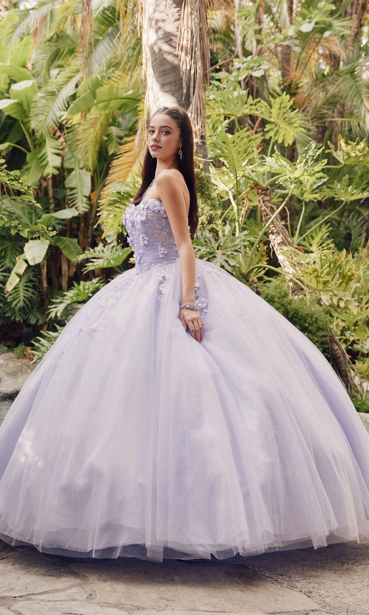 Stunning Ball Gown Sweetheart Detachable Cape Lace‑Up Back Floor Length Quinceanera Dress