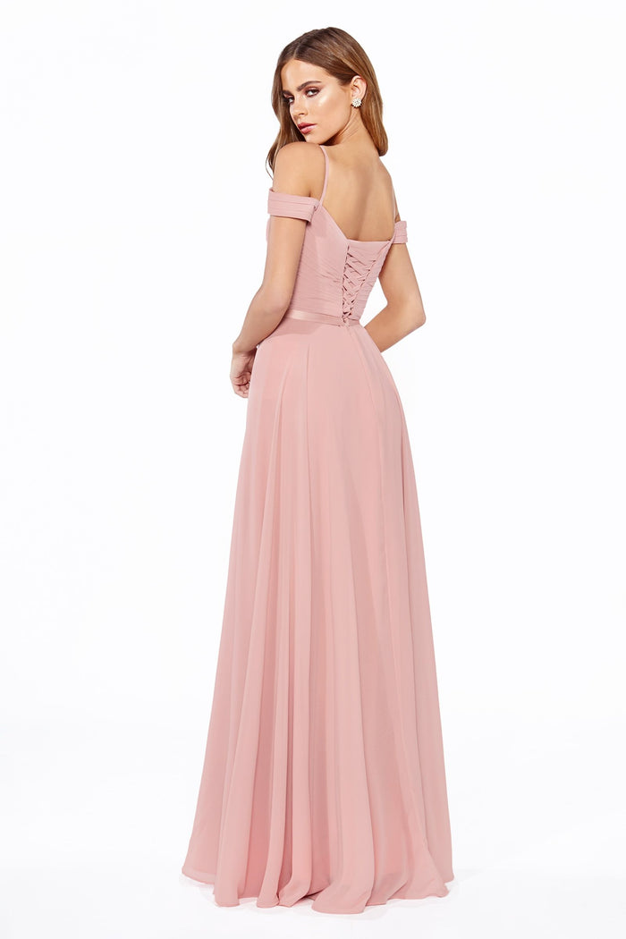 Women's Off-the-Shoulder Sweetheart Neck Bridesmaid Dresses With Ruched Waist Tulle Ball Gown Formal Evening Dress
