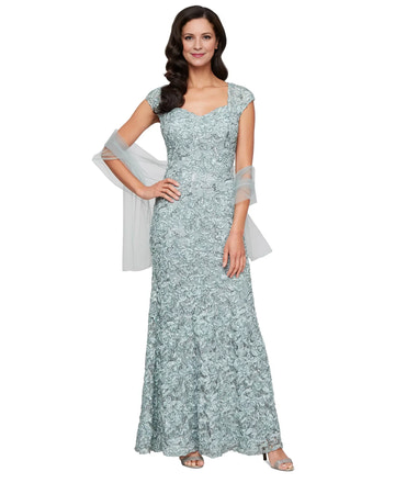Elegant Mermaid Sweetheart Neck Embellished Floor Length Evening Gown
