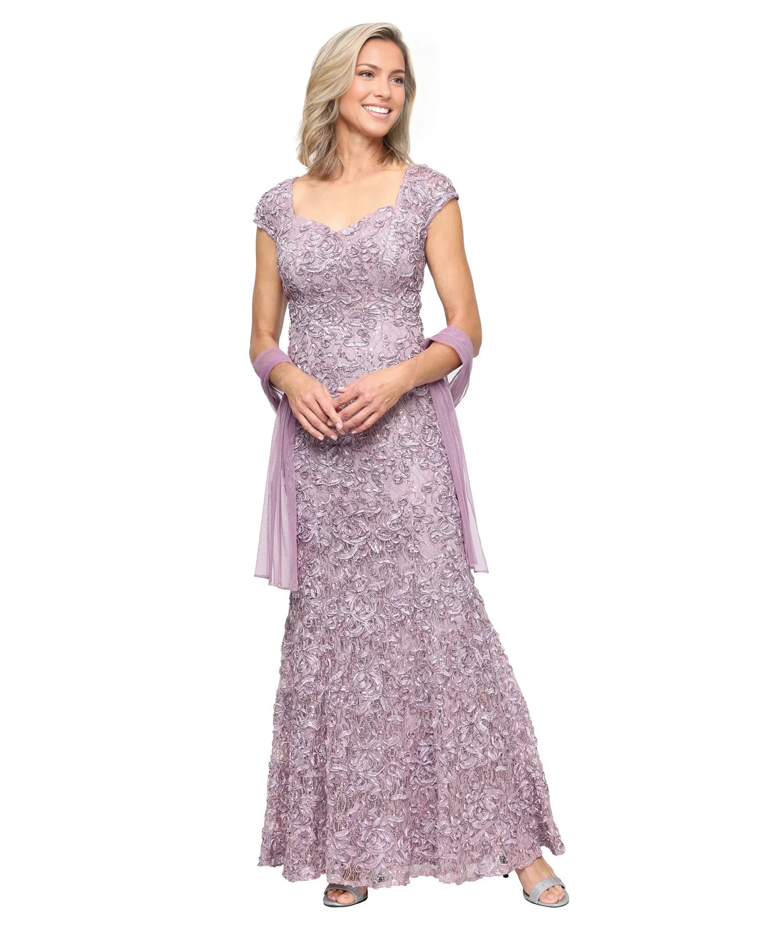 Elegant Mermaid Sweetheart Neck Embellished Floor Length Evening Gown