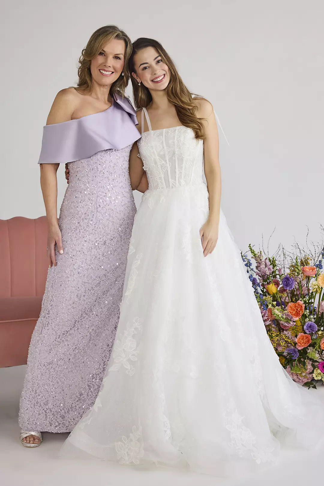 Elegant Sheath One Shoulder Beaded Satin Mother of the Bride Dress Floor Length Ruffle Gown