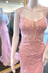 Lace Tulle Mermaid Sweetheart Sleeveless Floor-Length Prom Gown