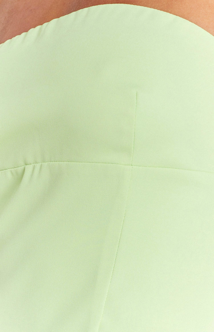 Light Green Sheath Strapless Sleeveless Open Back Mini Homecoming Dress
