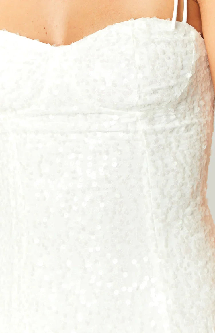 Sequin Sheath Sweetheart Sleeveless Plain Back Mini Homecoming Dress