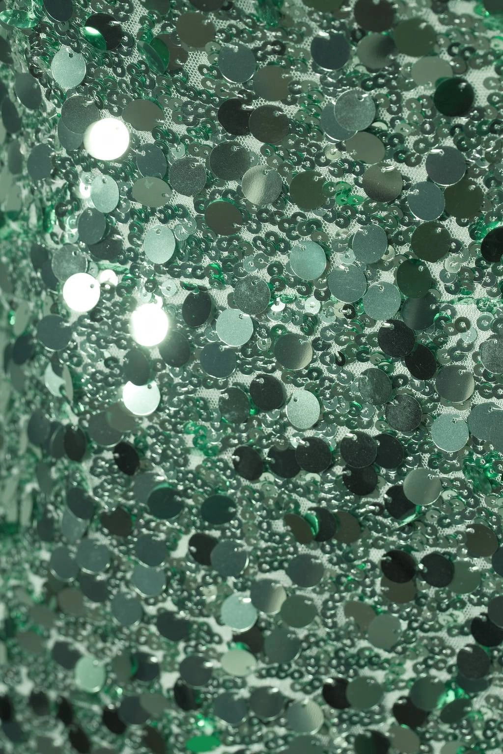 Green Sequin Bodycon Strapless V Back Mini Homecoming Dress