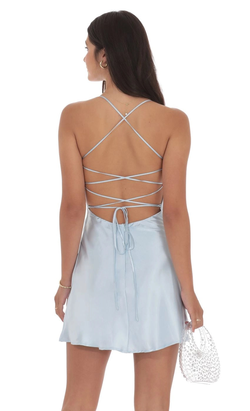 Soft Aline Sweetheart Sleeveless Crisscross Back Mini Prom Dress
