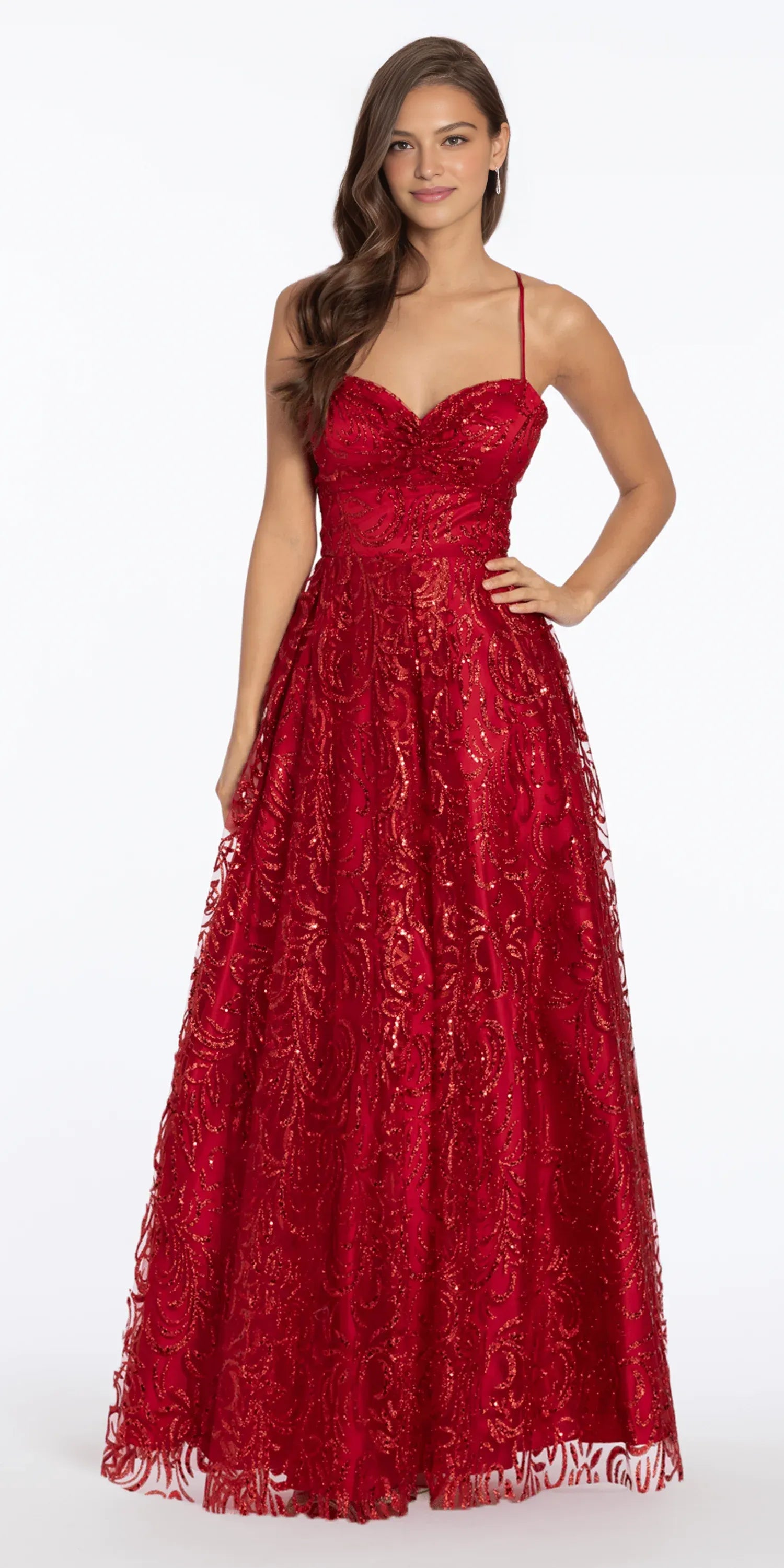 Vestido de Noche Romántico, de Gala, con Mariposas Brillantes, Escote Corazón, Espalda Abierta y Lentejuelas, hasta el Suelo, para Fiesta de Graduación
