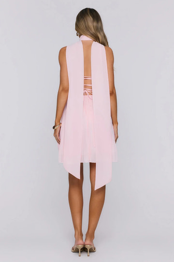 Romantic Flared Strapless Sleeveless Chiffon Mini Ruched Lace-up Party Dress With Scarf