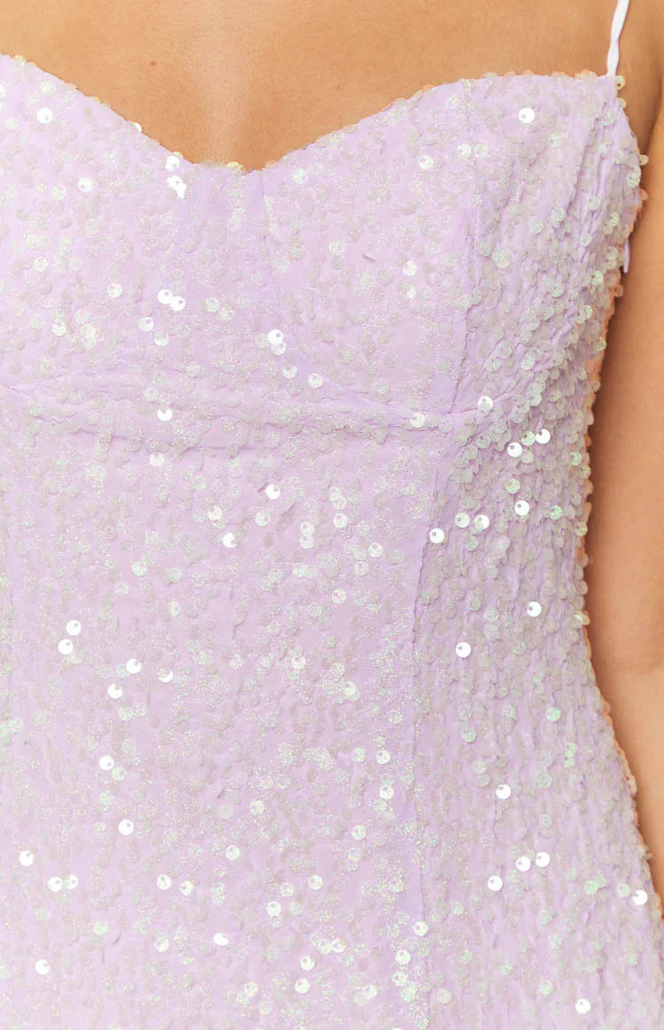 Sparkly Sequin Bodycon Sweetheart Tie-Strap Mini Homecoming Dress