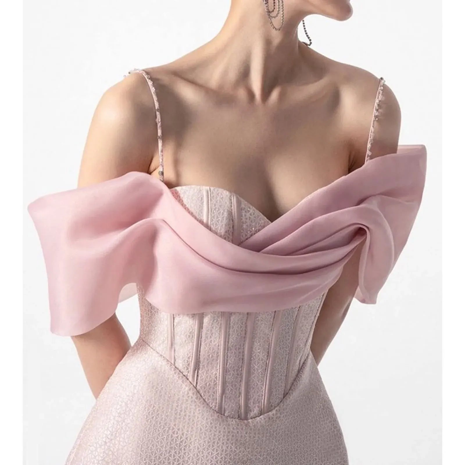 Fitted Sweetheart Neckline Off-Shoulder Beaded Ruched Satin Homecoming Dress Mini Cocktail Dress