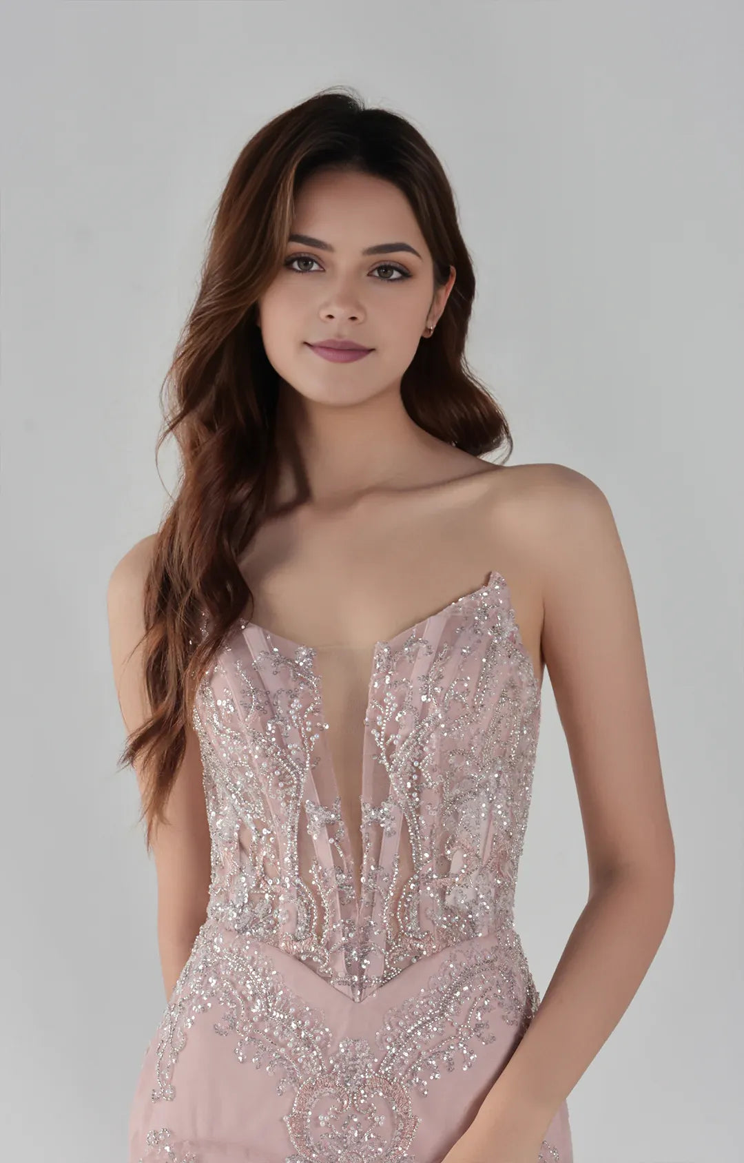 Sweetheart Tulle Short Sequin Sheath Corset Homecoming Dress