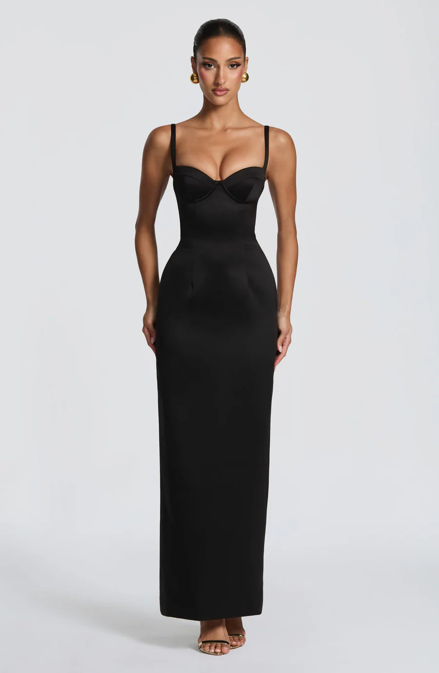 Sleek Sheath Sweetheart Sleeveless Crepe Lace Up Back Formal Evening Dress