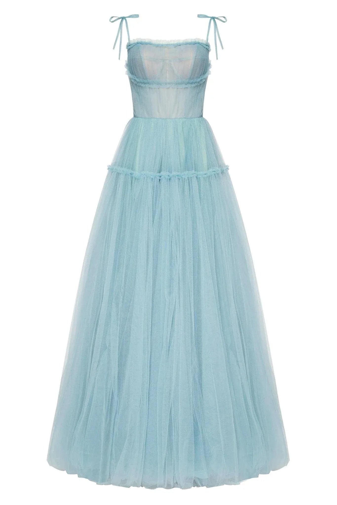 Women's Tulle Prom Homecoming Dress Long A Line Foraml Evening Party Gowns Formal Prom Dresses