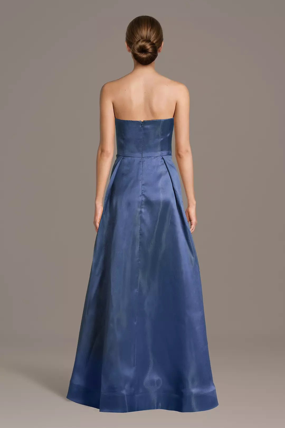 Sweetheart Neck Sequin Satin Gown With Embroidered Jacket Mother of the Bride Dress